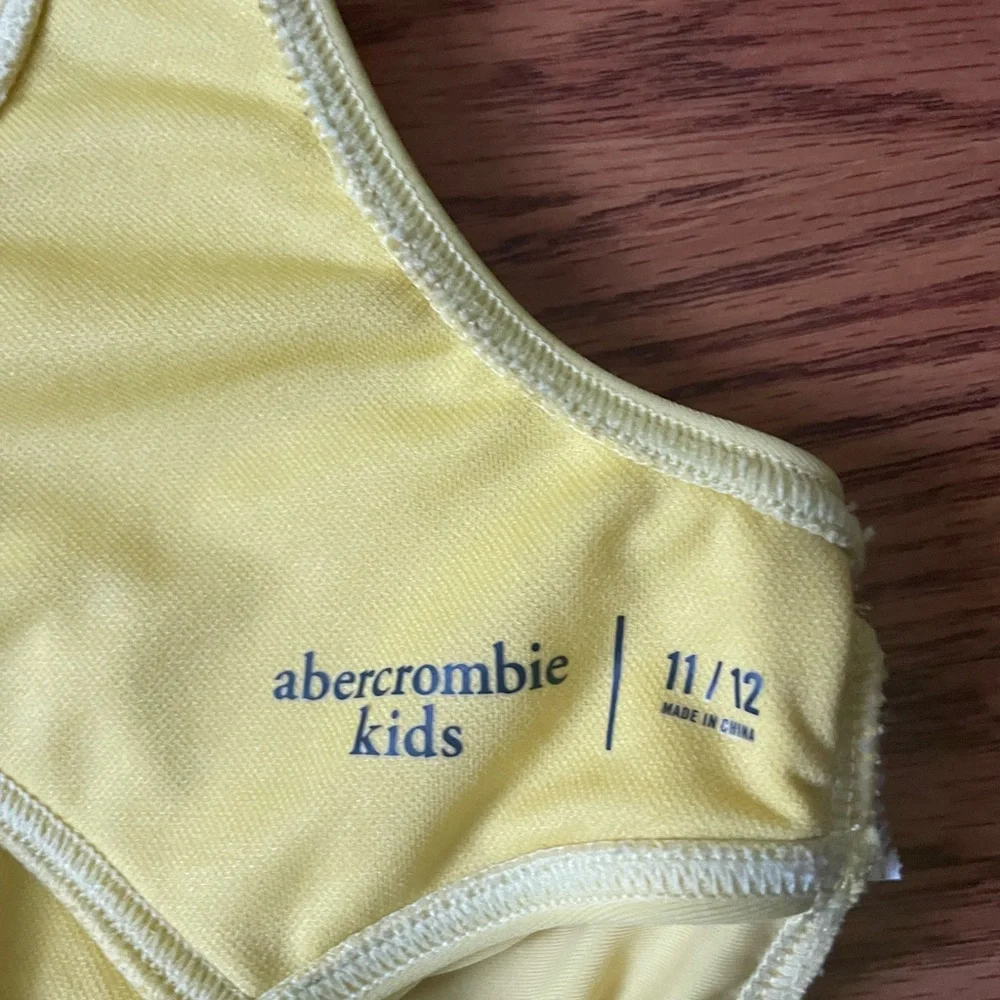 Yellow bikini top from Abercrombie kids! - Picture 3 of 5